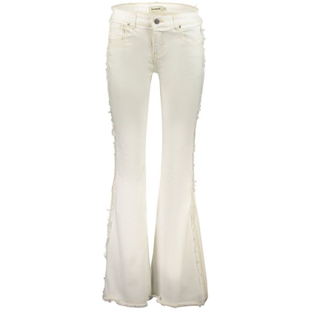 Desigual Bianco Cotton Female Women's Jeans